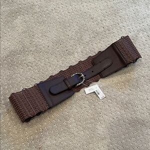 NWT WHBM Brown Belt- S